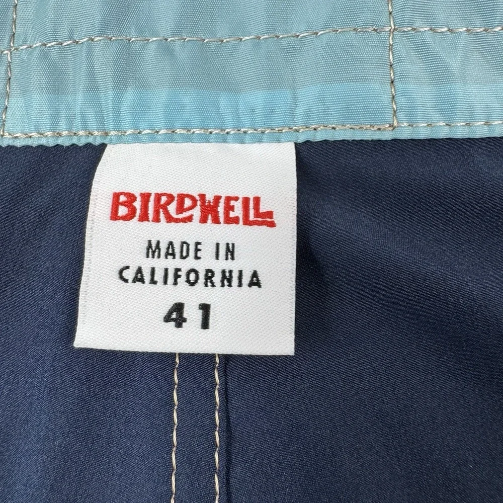 Birdwell Beach Britches Navy Blue Polyester Stretch Mens Board Short 41 NWT